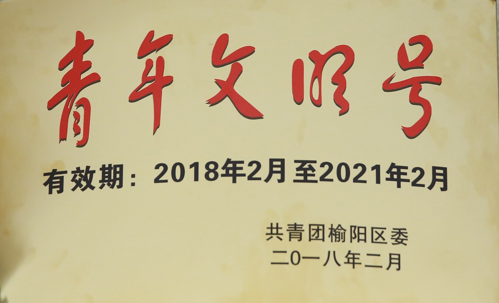 2018年2月新宝GG司获共青团榆阳区委   青年文明号.jpg