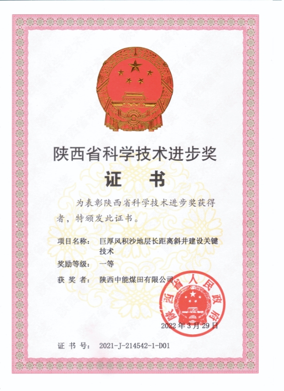 19.2022年，，荣获陕西省人民政府陕西省科学手艺前进一等奖；；.jpg